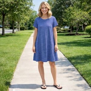 LuLaRoe Striped Dress-Size L